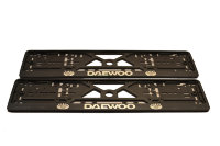 Рамка номерного знака Daewoo (комплект 2 шт.)