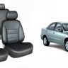 Чехлы сидений Nissan Almera Classic (B10) авточехлы экокожа