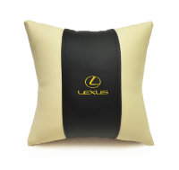 Авто-подушка с логотипом Lexus в машину (2шт)