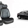 Чехлы сидений Renault Fluence 2/3 /Megan III с 2010 авточехлы экокожа
