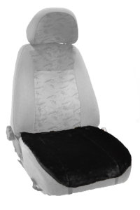 Меховая накидка на сиденье (нижняя часть) черная