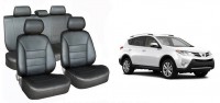 Чехлы сидений Toyota RAV 4 (IV) от 2012 авточехлы экокожа