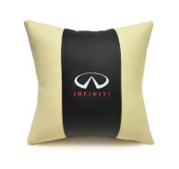 Авто-подушка с логотипом Infiniti в машину (2шт)