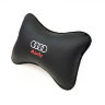 (2шт) Подушка подголовник в машину с логотипом Audi - 