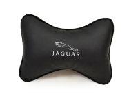 (2шт) Подушка подголовник в машину с логотипом Jaguar