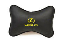 (2шт) Подушка подголовник в машину с логотипом Lexus