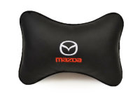 (2шт) Подушка подголовник в машину с логотипом Mazda