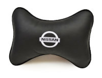 (2 шт) Подушки-подголовник в машину с логотипом Nissan 