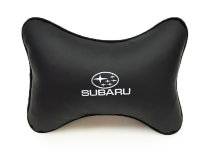 (2шт) Подушка подголовник в машину с логотипом Subaru