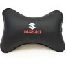 (2шт) Подушка подголовник в машину с логотипом Suzuki - 
